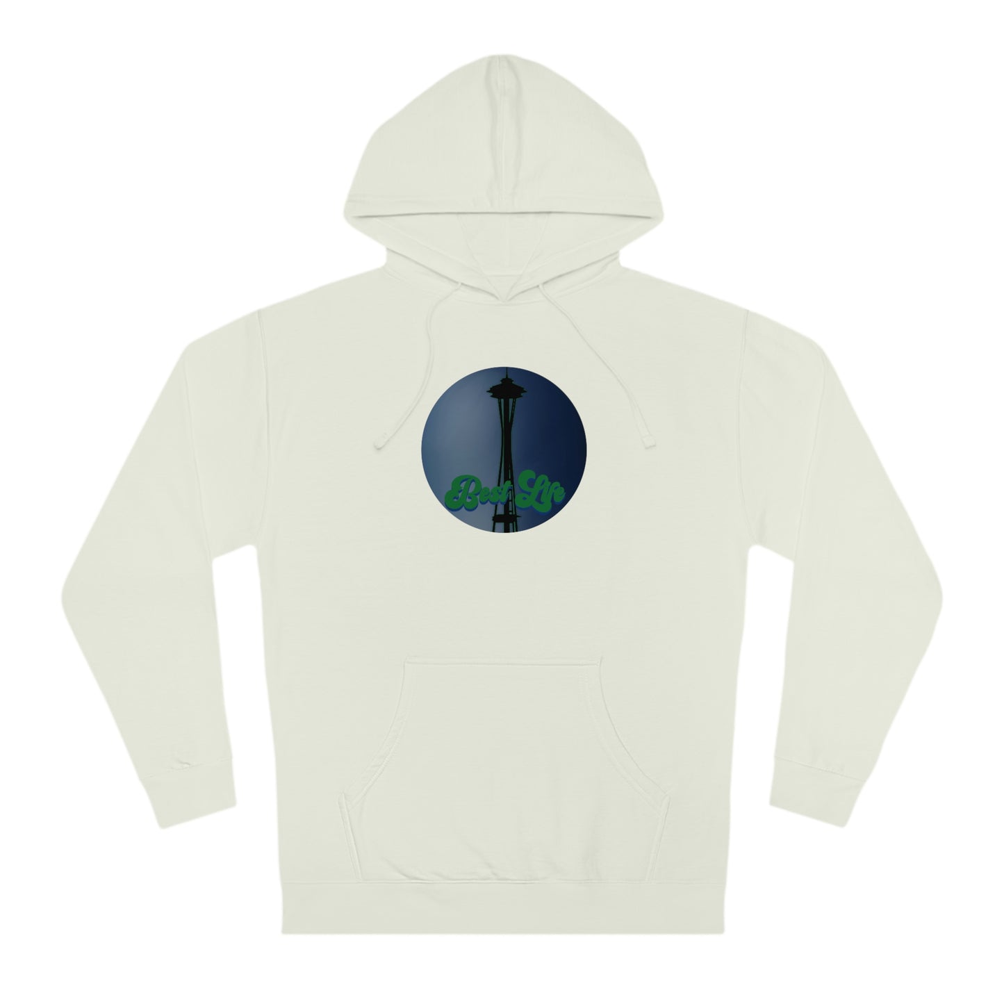 Best Life- Space Needle Unisex Hooded Sweatshirt