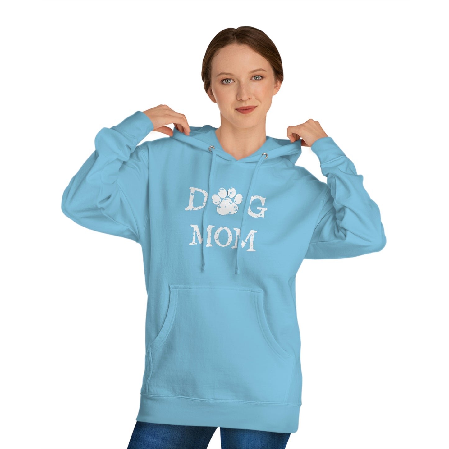 NWT Dog Mom Spot Unisex Hooded Sweatshirt