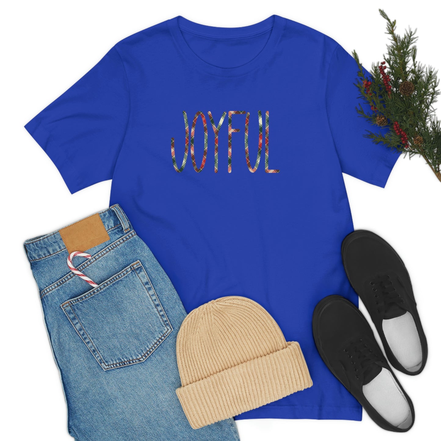 Holiday Joyful Unisex Jersey Short Sleeve Tee