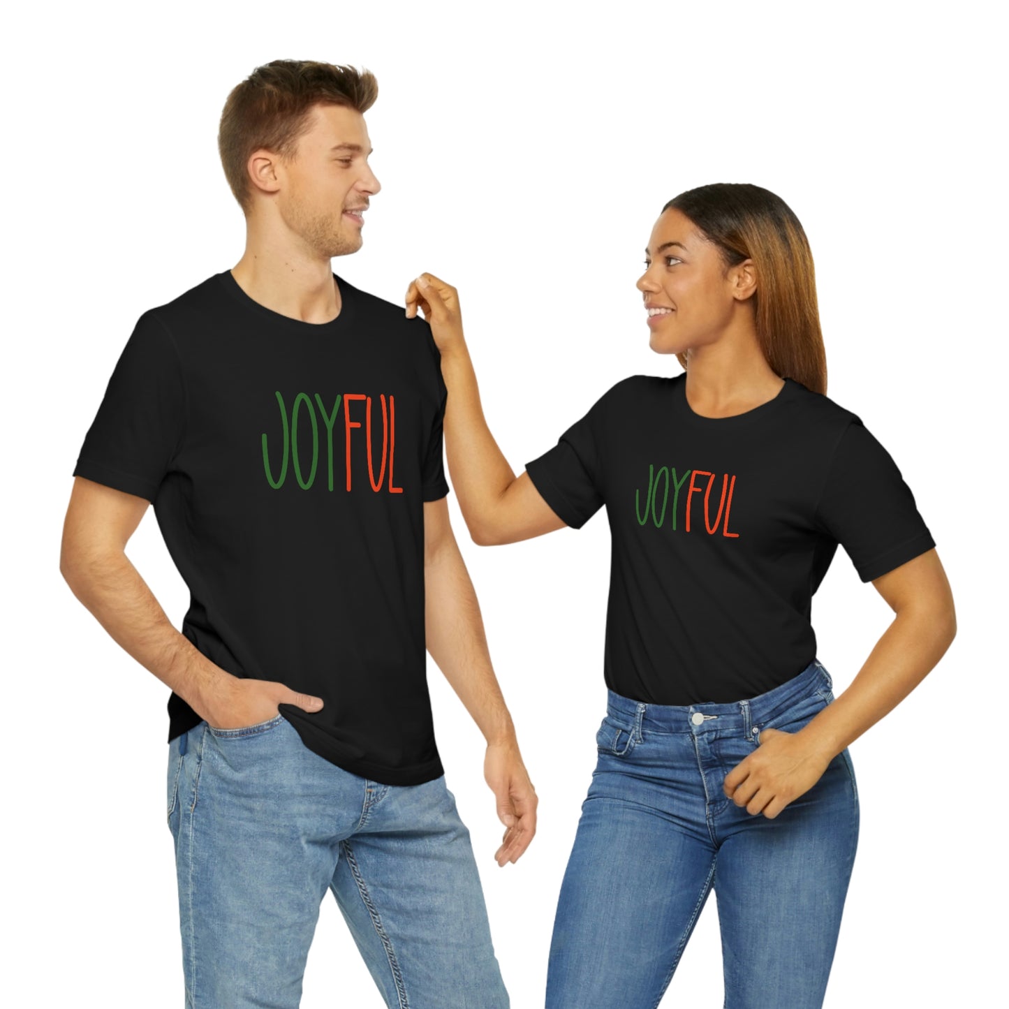 Holiday Joyful 1 Unisex Jersey Short Sleeve Tee