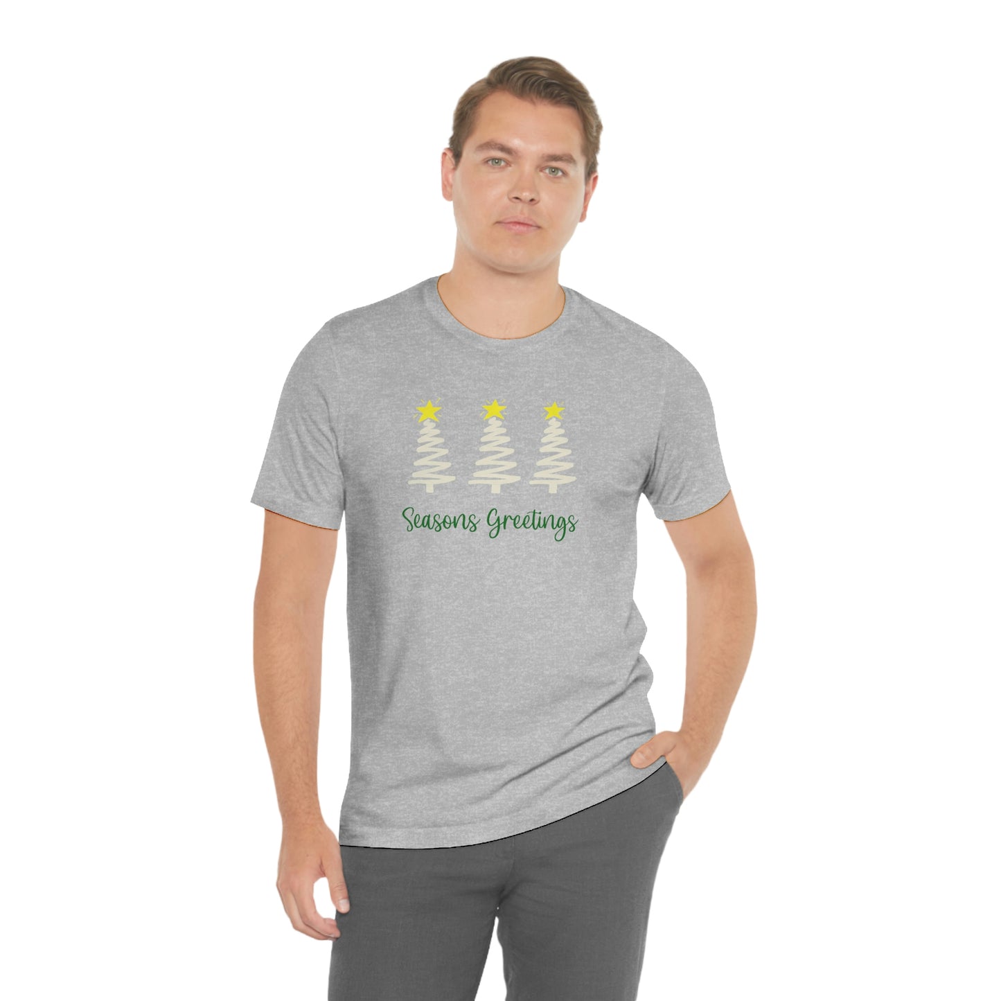 Holiday Seasons Greetings Unisex Jersey Short Sleeve Tee