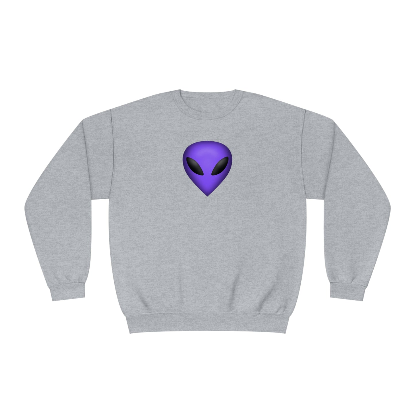 NWT- Purple Alien Unisex NuBlend® Crewneck Sweatshirt