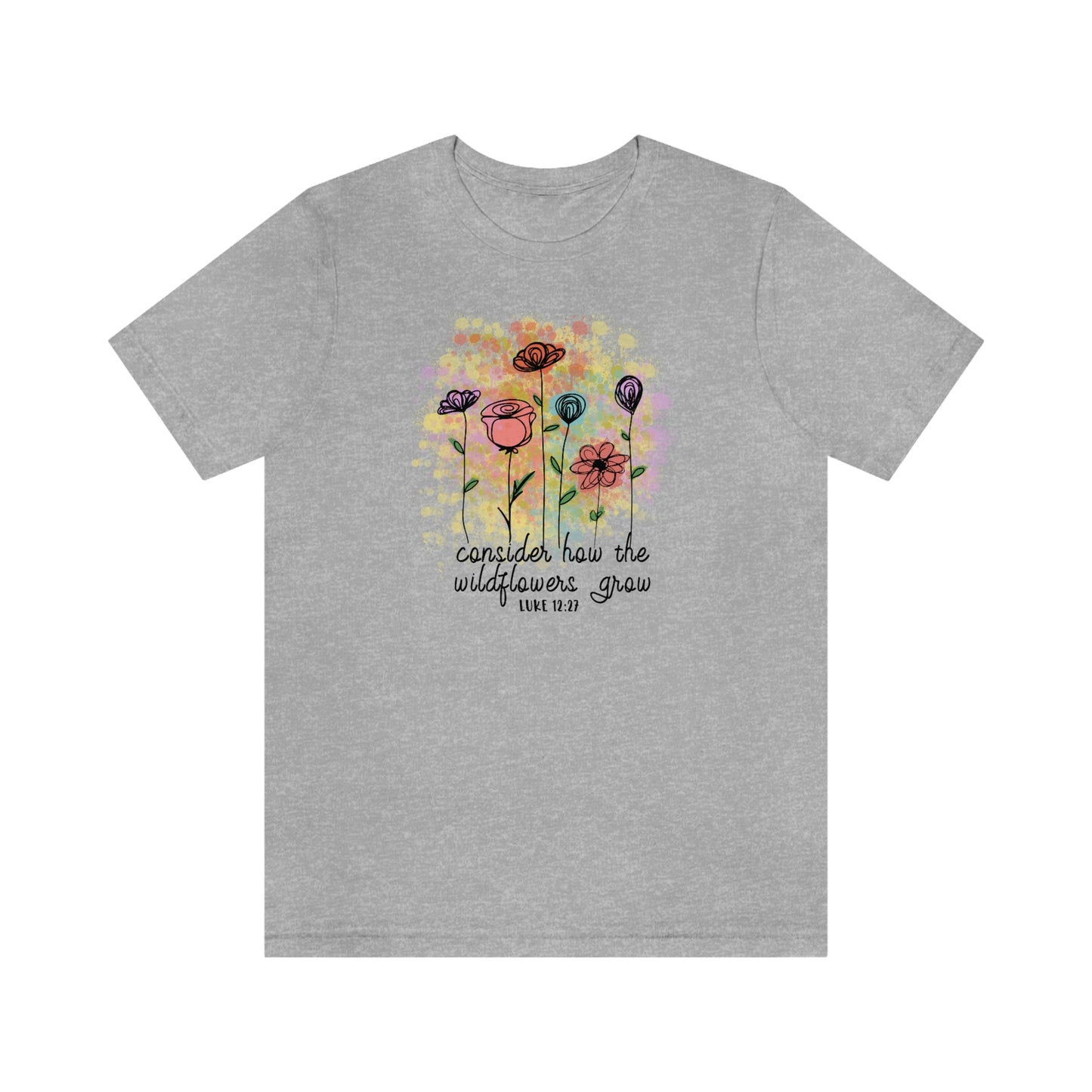 NWT - Wildflowers Grow Unisex Jersey Short Sleeve Tee