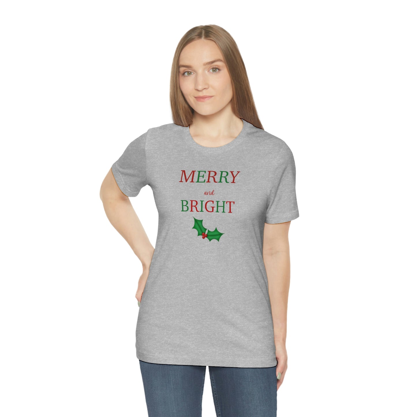 Holiday Merry 1 Unisex Jersey Short Sleeve Tee