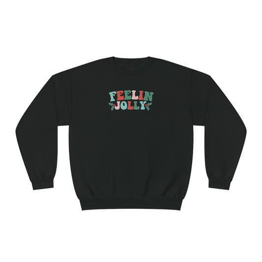 NWT-Feelin Jolly Unisex NuBlend® Crewneck Sweatshirt