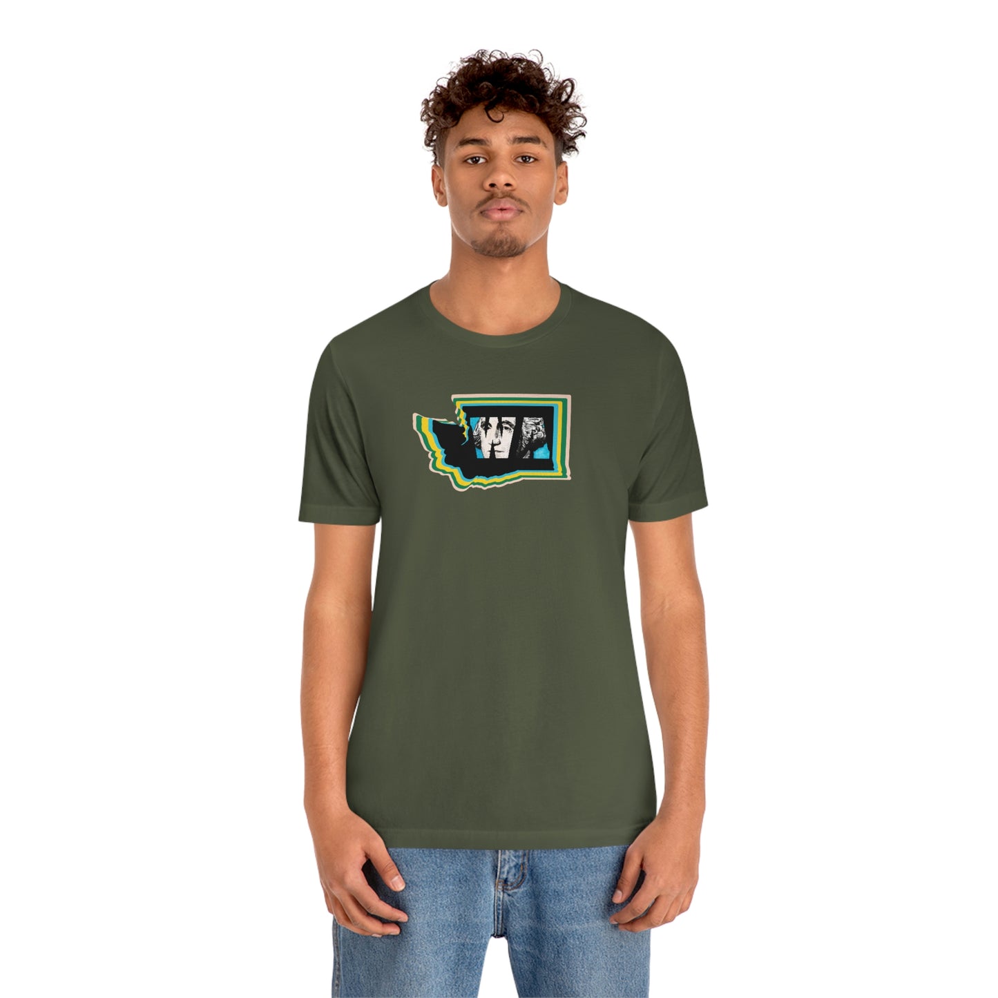 State Love- Washington Unisex Jersey Short Sleeve Tee