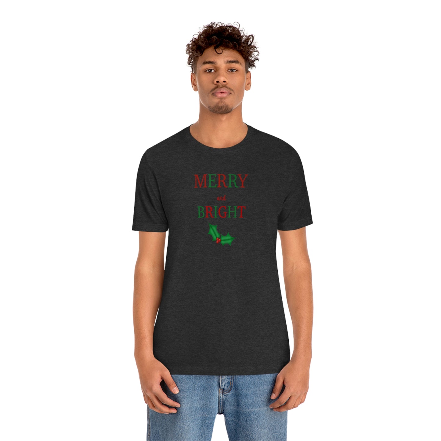 Holiday Merry 1 Unisex Jersey Short Sleeve Tee