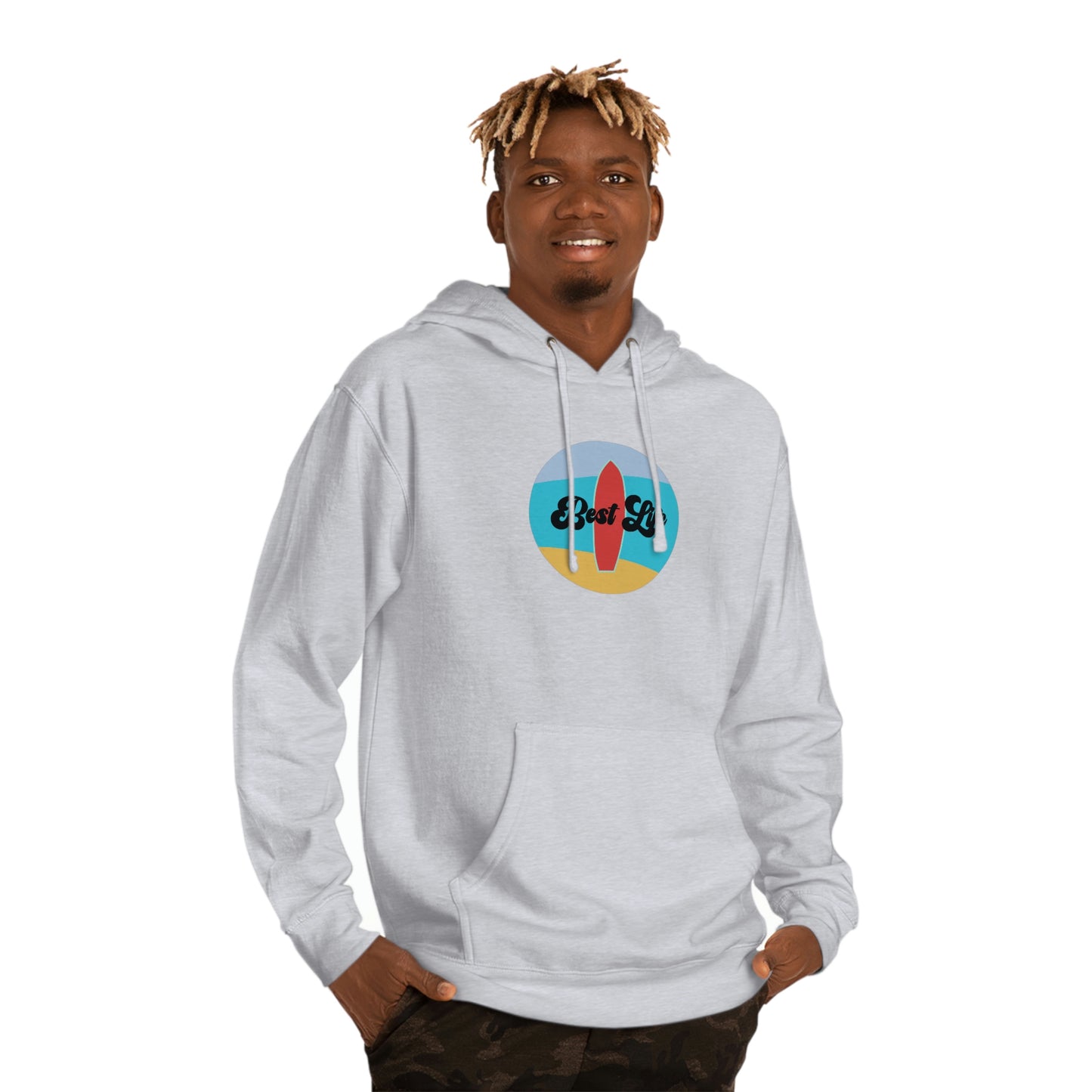 Best Life- Surfing Unisex Hooded Sweatshirt