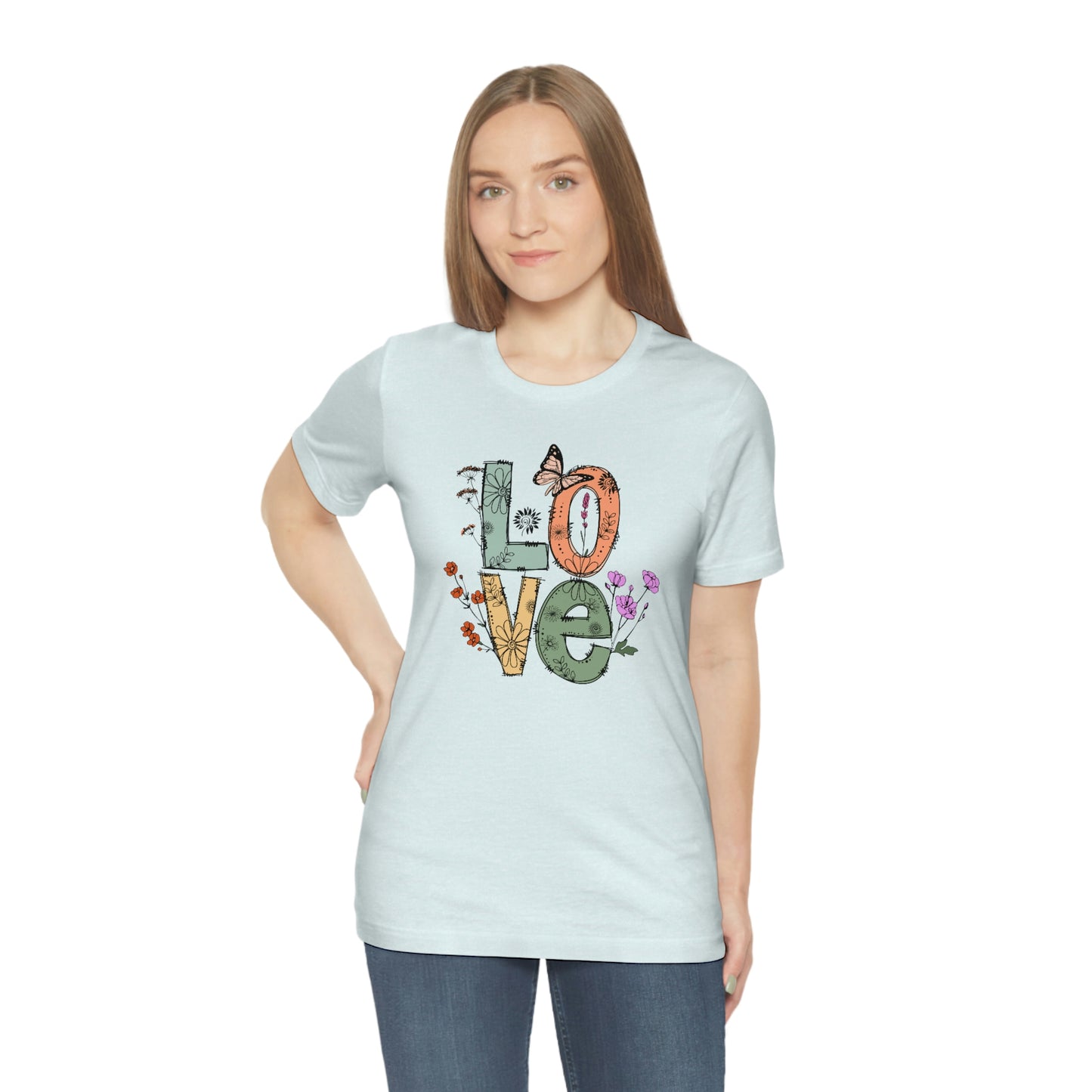 NWT - Wildflowers Love Unisex Jersey Short Sleeve Tee