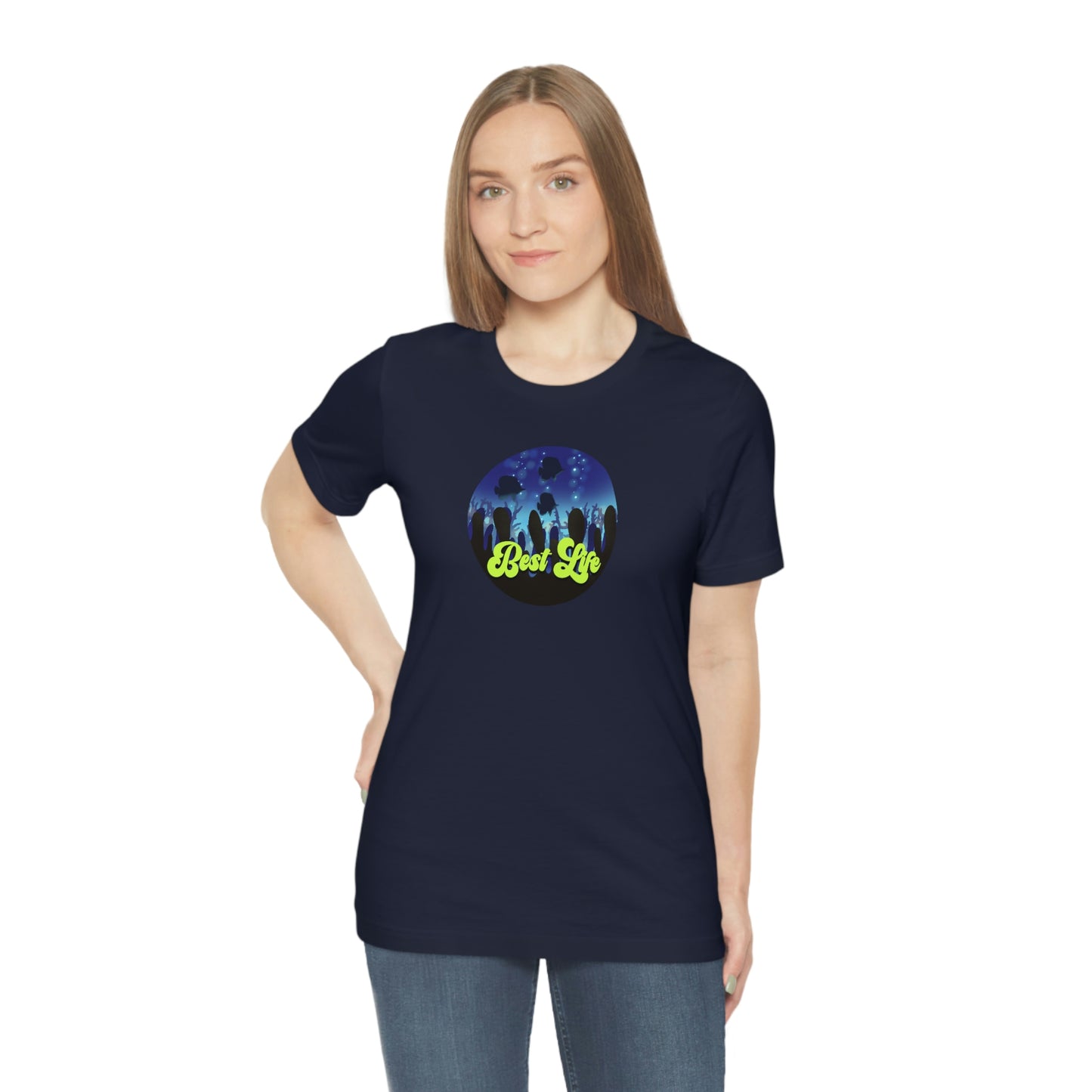 Best Life- Underwater Scene Unisex Jersey Short Sleeve Tee