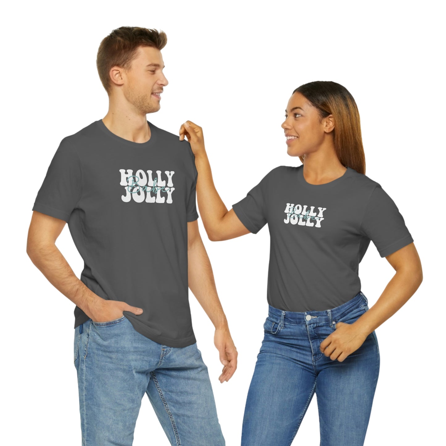 Holiday Holly Jolly Babe Unisex Jersey Short Sleeve Tee