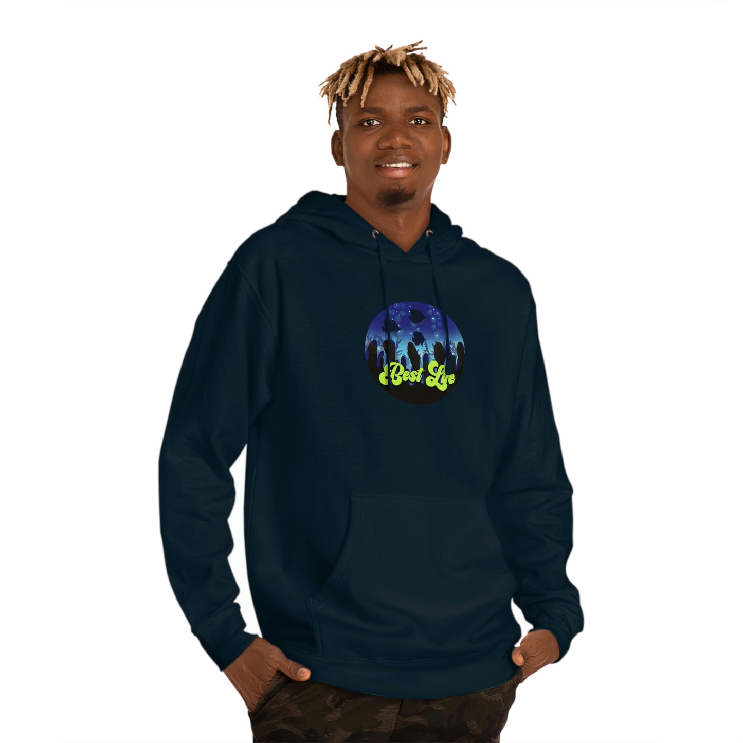 Best Life-Underwater Scene Unisex Hooded Sweatshirt