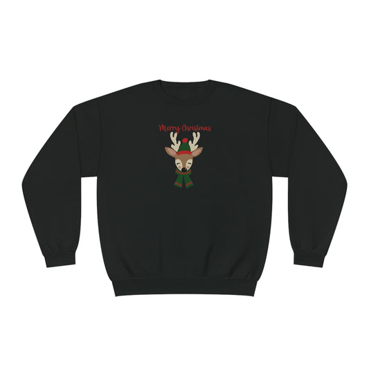 NWT- Reindeer Green Unisex NuBlend® Crewneck Sweatshirt