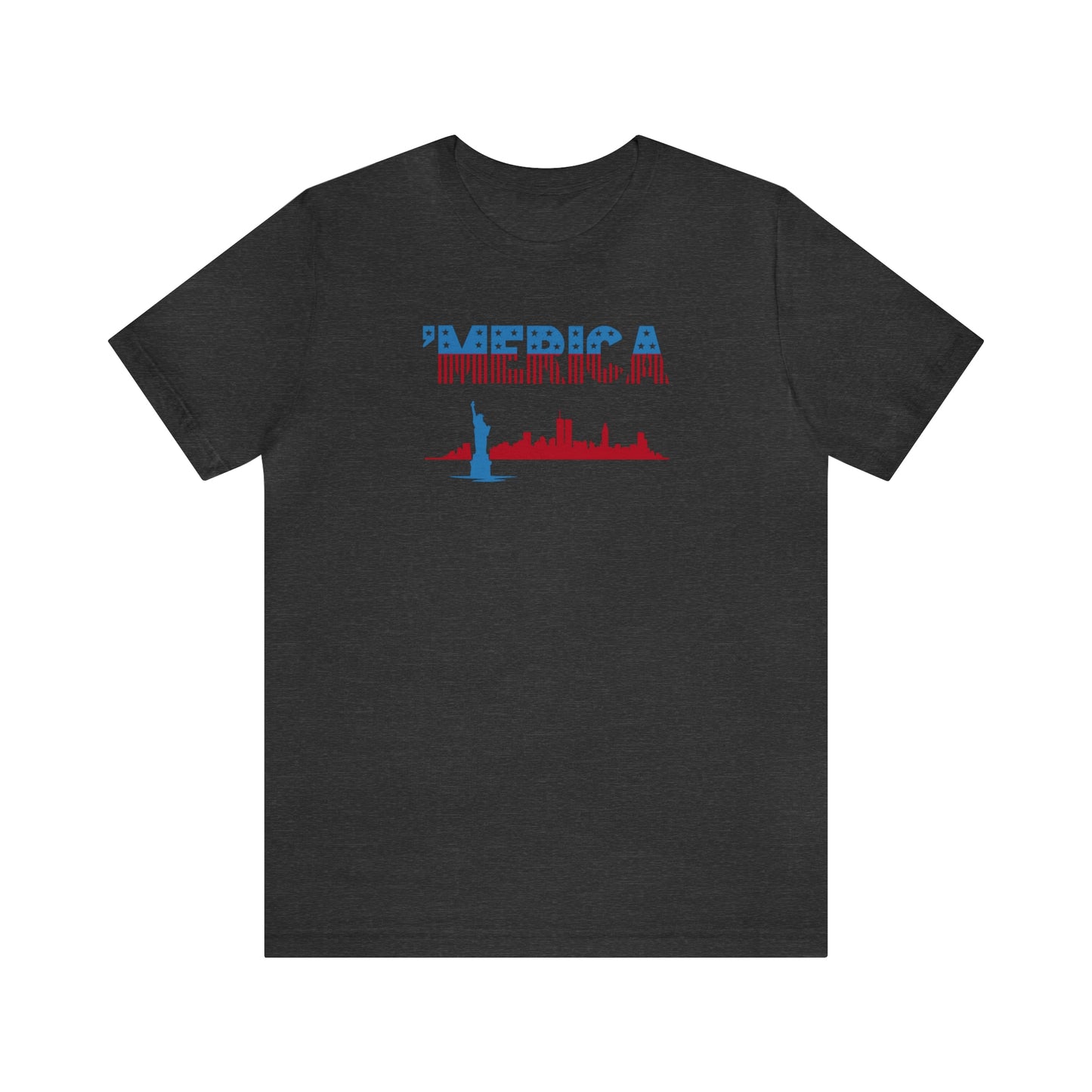 NWT- 'Merica Unisex Jersey Short Sleeve Tee