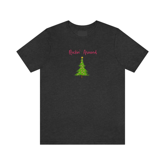 Holiday Rockin Christmas Unisex Jersey Short Sleeve Tee