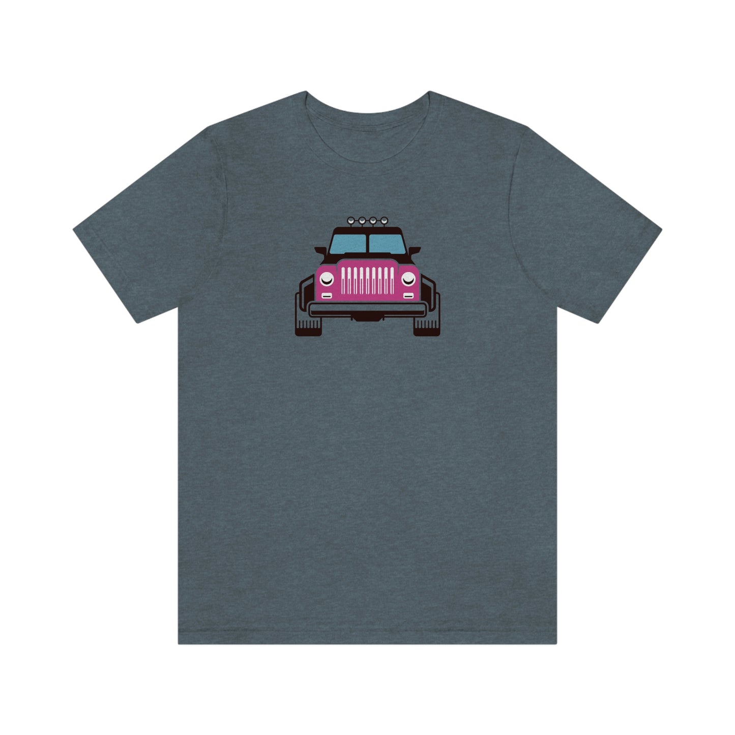 NWT - Pink Jeep Unisex Jersey Short Sleeve Tee