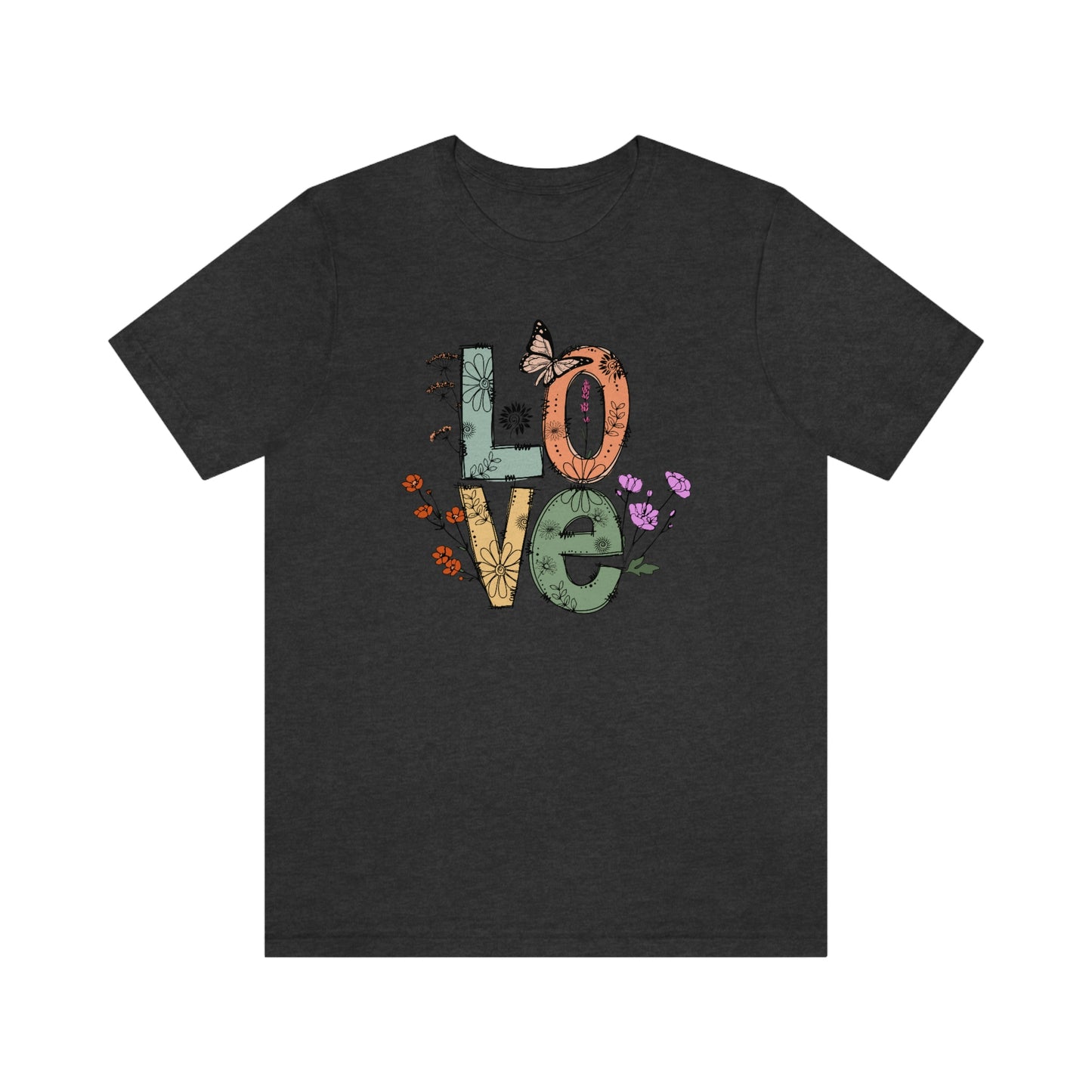 NWT - Wildflowers Love Unisex Jersey Short Sleeve Tee