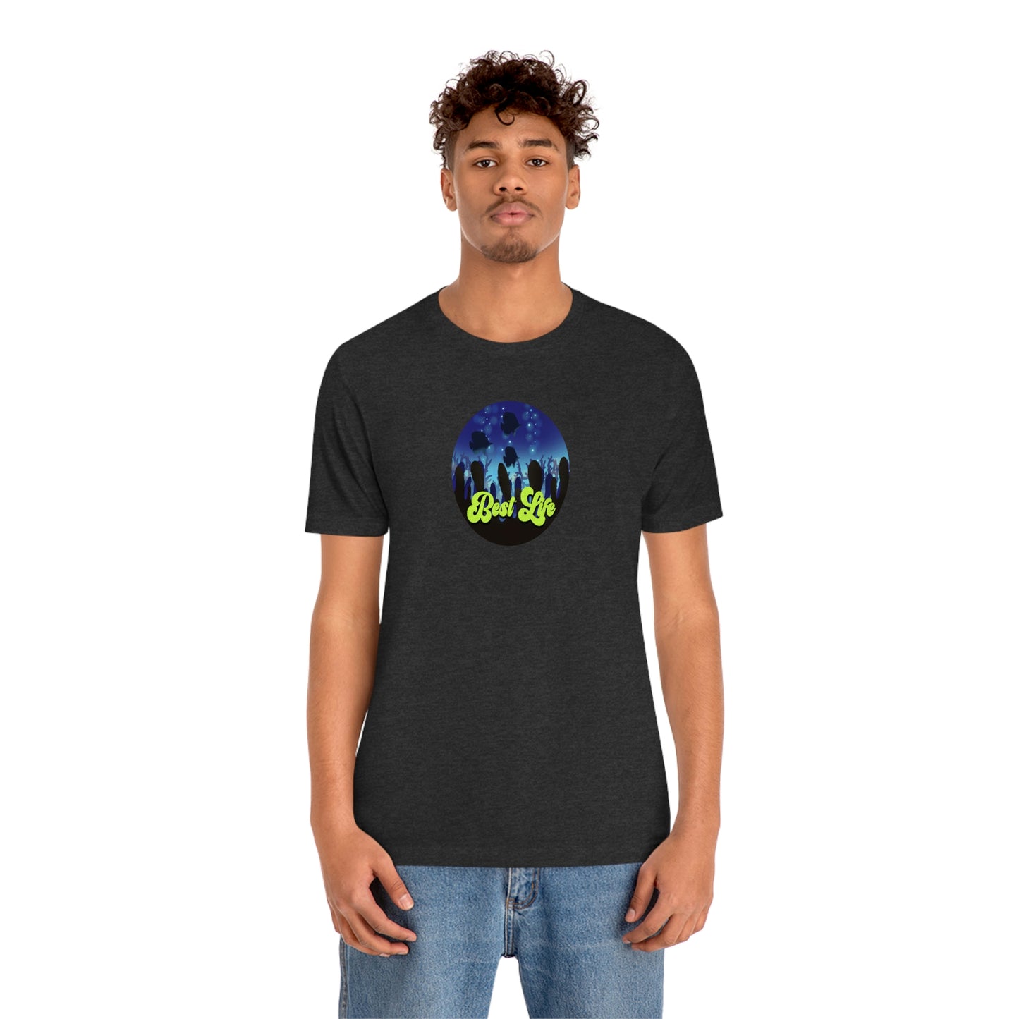 Best Life- Underwater Scene Unisex Jersey Short Sleeve Tee