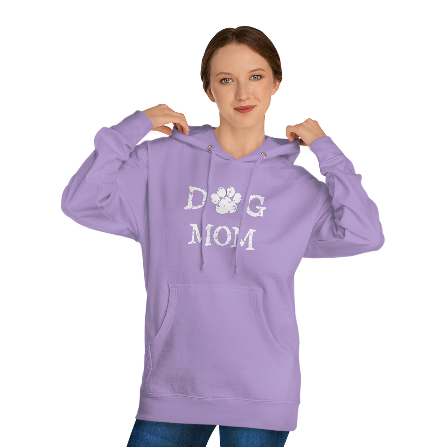 NWT Dog Mom Spot Unisex Hooded Sweatshirt