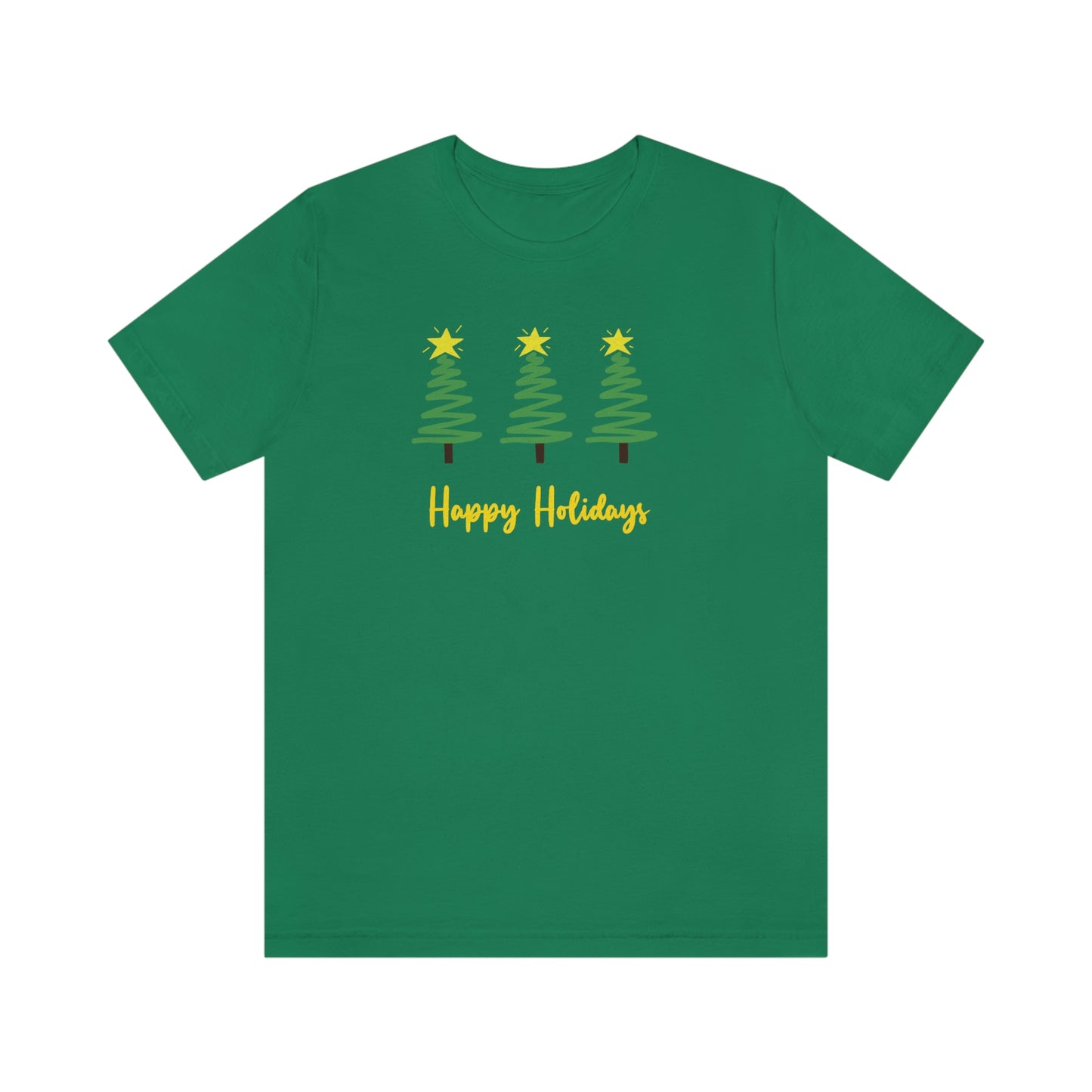 Holiday Happy Holidays Unisex Jersey Short Sleeve Tee