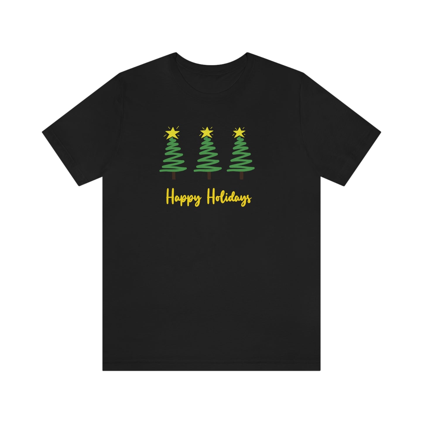 Holiday Happy Holidays Unisex Jersey Short Sleeve Tee