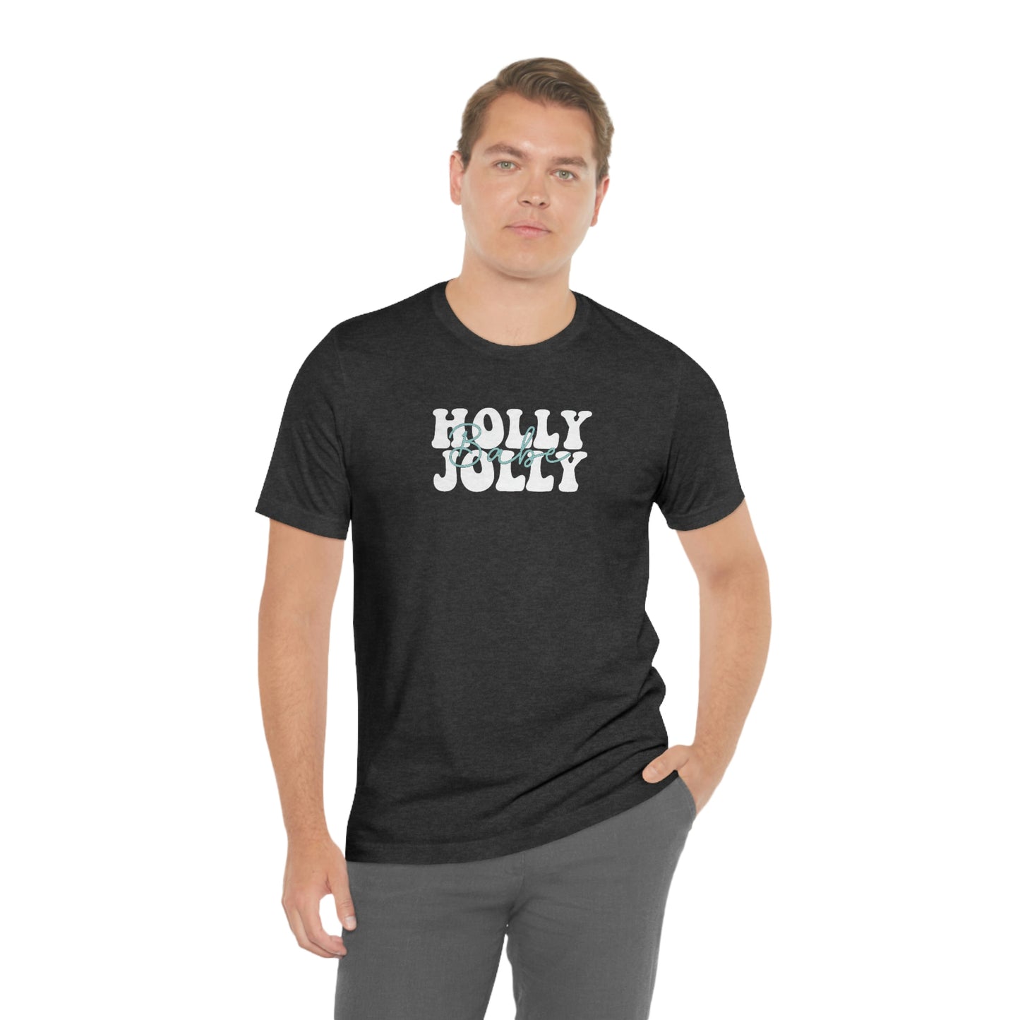 Holiday Holly Jolly Babe Unisex Jersey Short Sleeve Tee