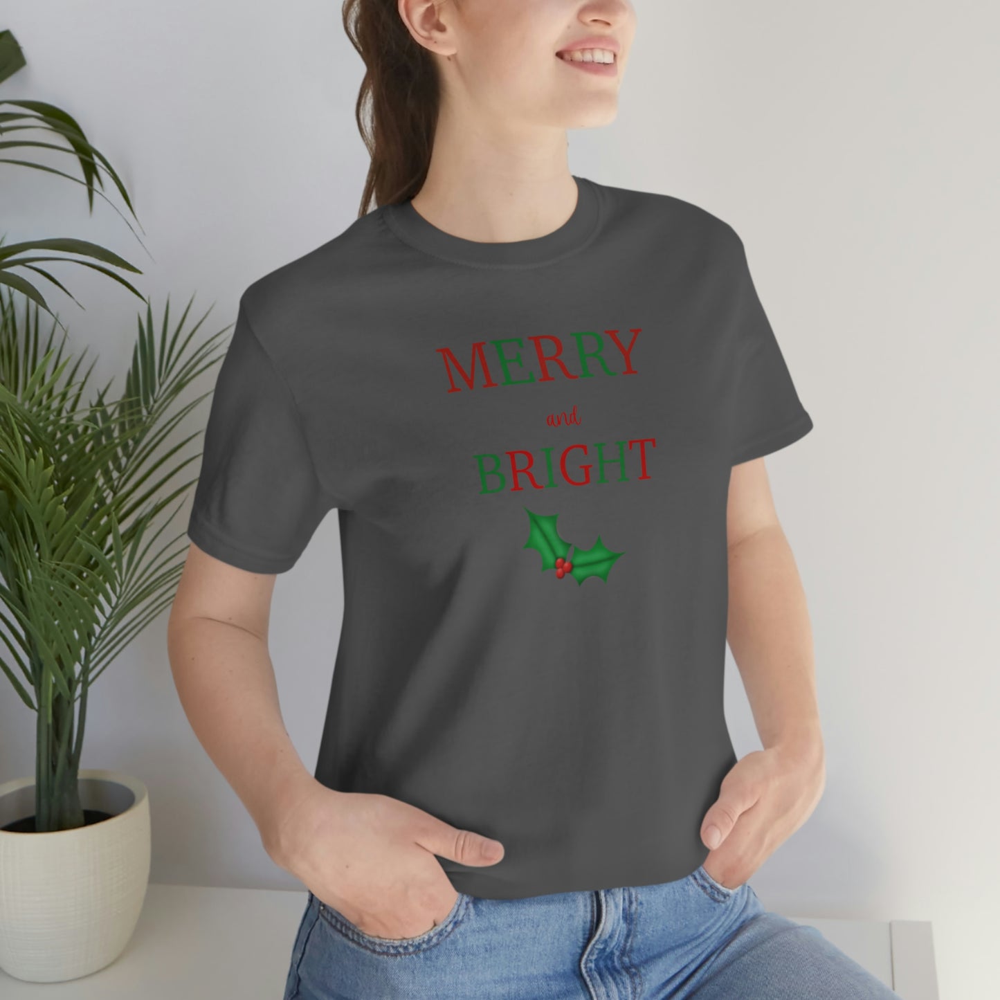 Holiday Merry 1 Unisex Jersey Short Sleeve Tee