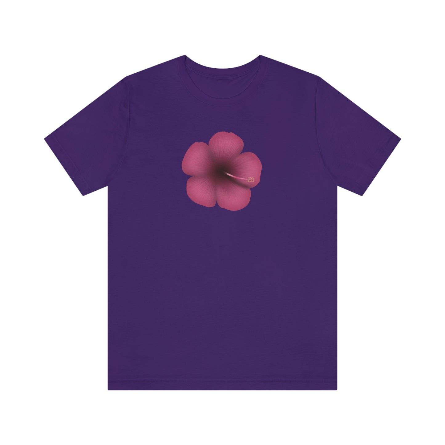 NWT Hibiscus Flower Unisex Jersey Short Sleeve Tee