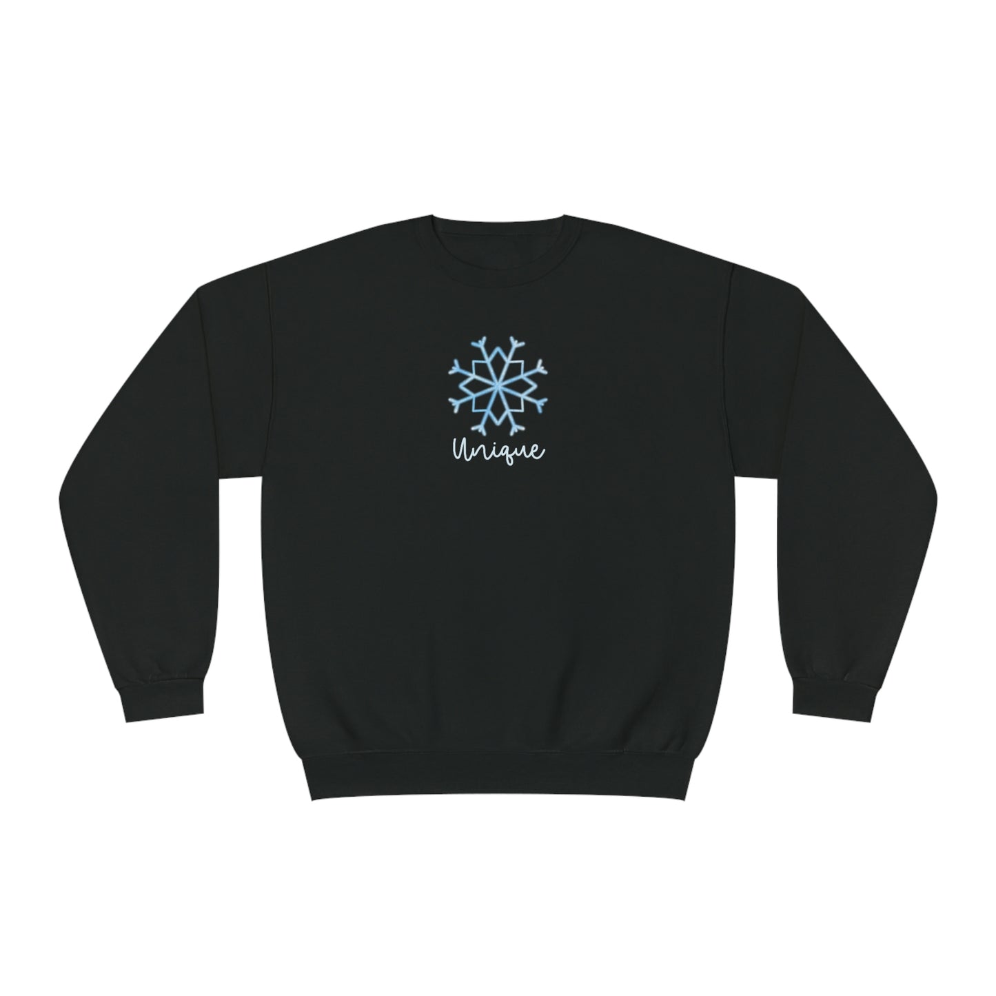 NWT- Unique Snowflake Unisex NuBlend® Crewneck Sweatshirt