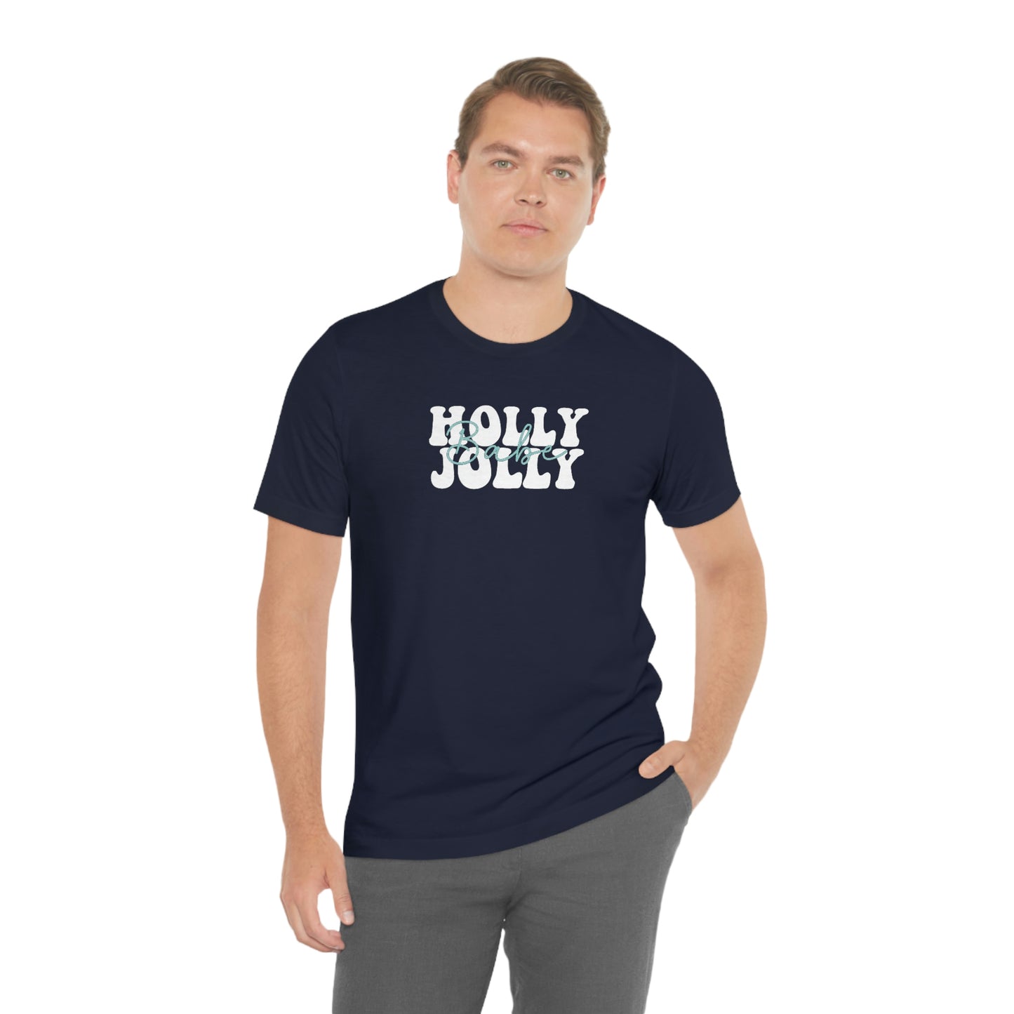 Holiday Holly Jolly Babe Unisex Jersey Short Sleeve Tee