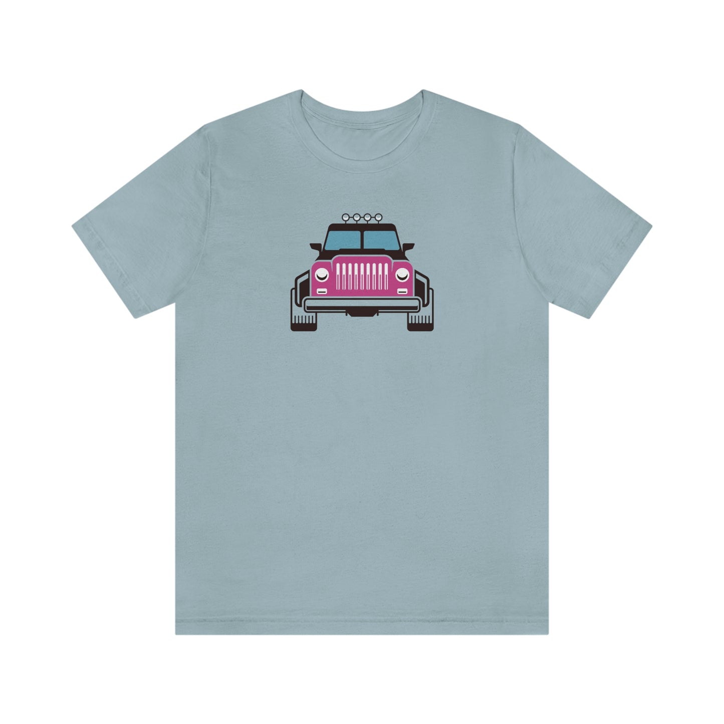 NWT - Pink Jeep Unisex Jersey Short Sleeve Tee