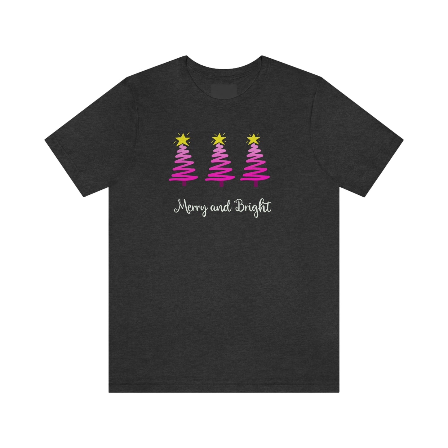 Holiday Merry and Bright Unisex Jersey Short Sleeve Tee