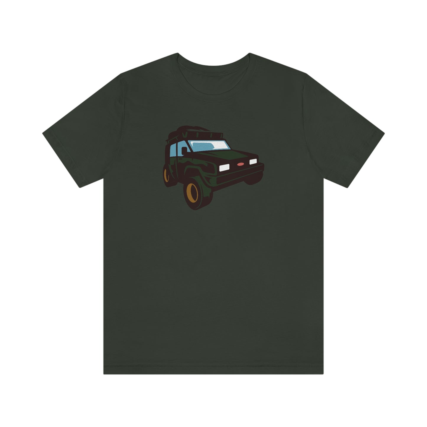 NWT - Dark Green Jeep Unisex Jersey Short Sleeve Tee