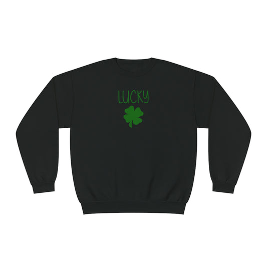 NWT- Lucky Clover Unisex NuBlend® Crewneck Sweatshirt