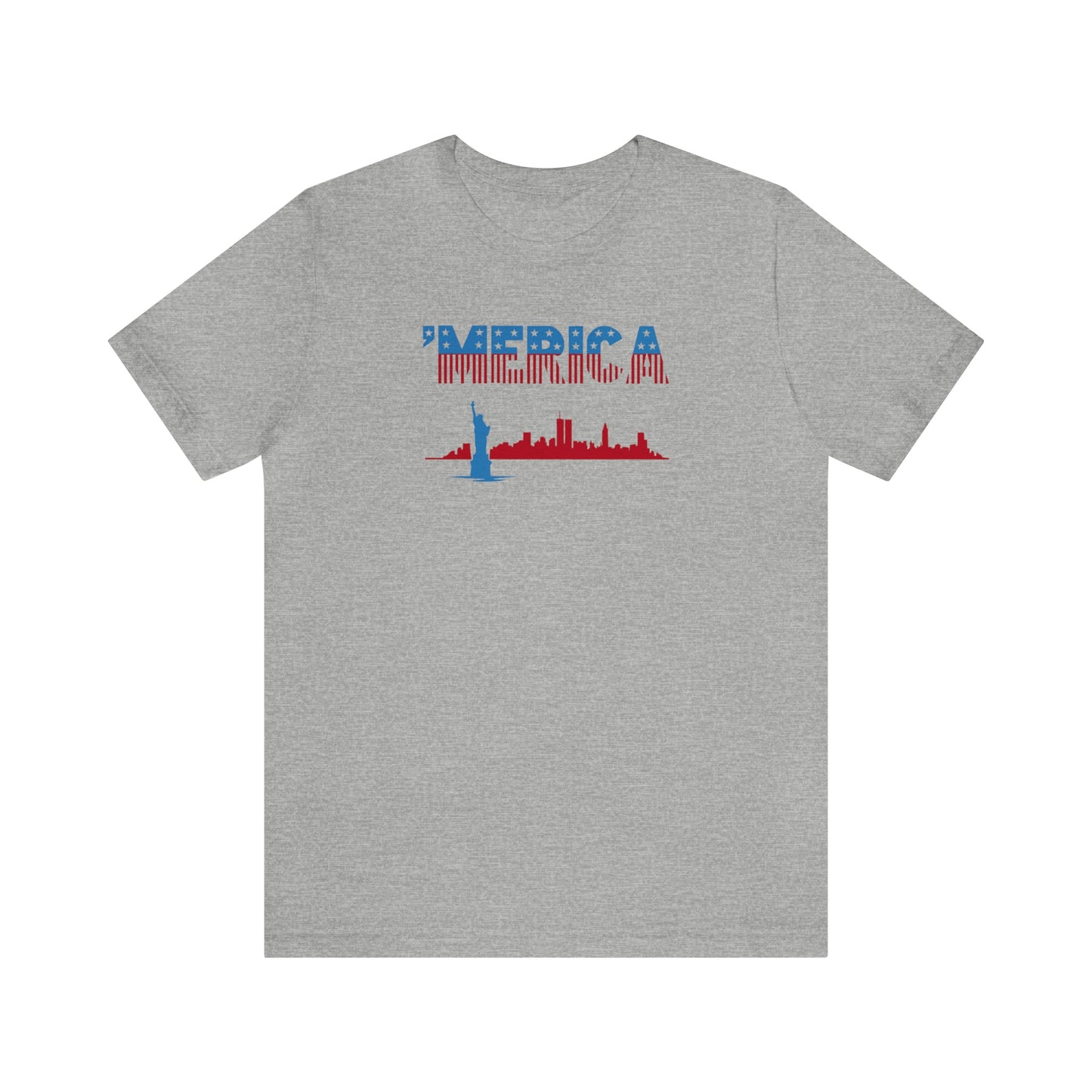 NWT- 'Merica Unisex Jersey Short Sleeve Tee