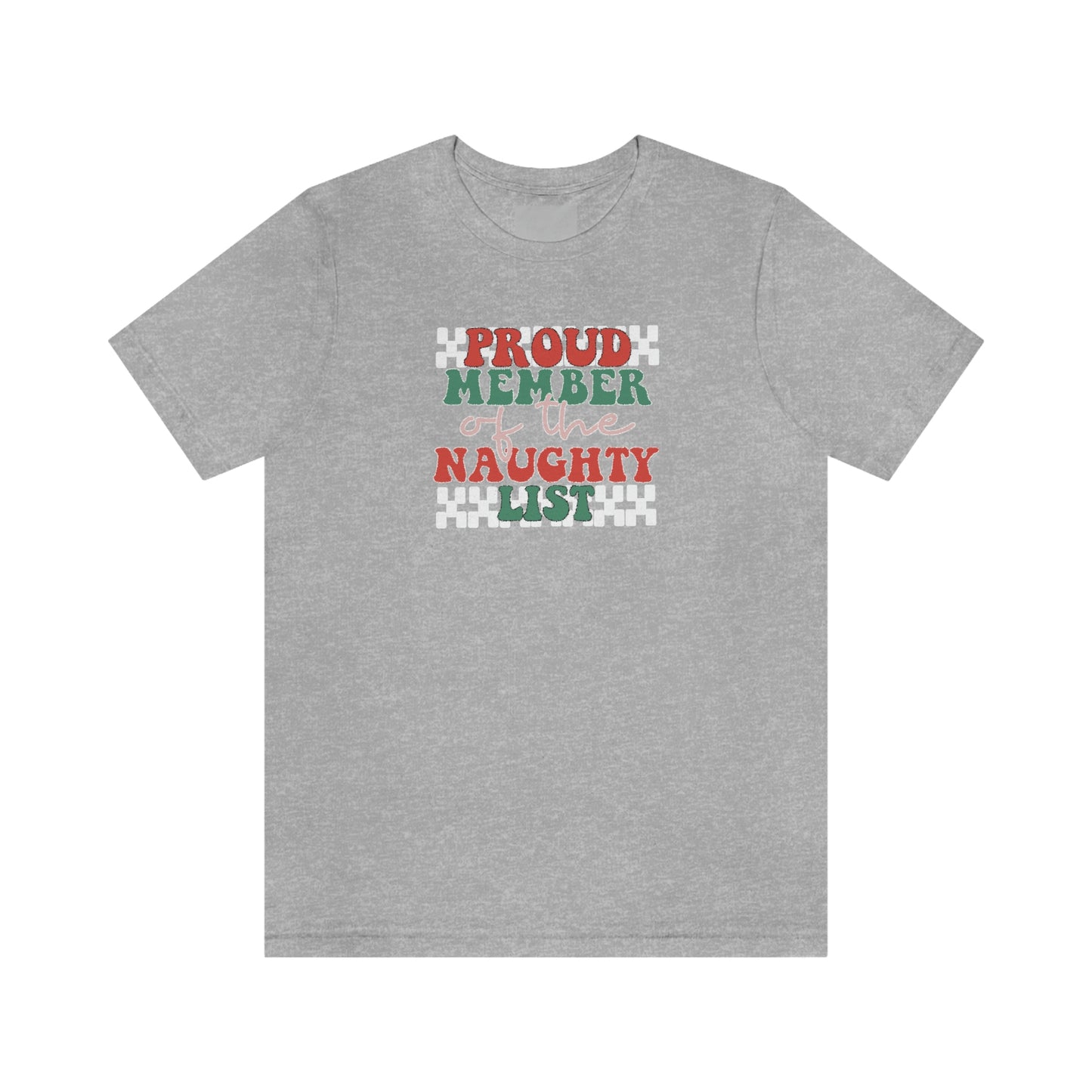 Holiday Naughty List Unisex Jersey Short Sleeve Tee