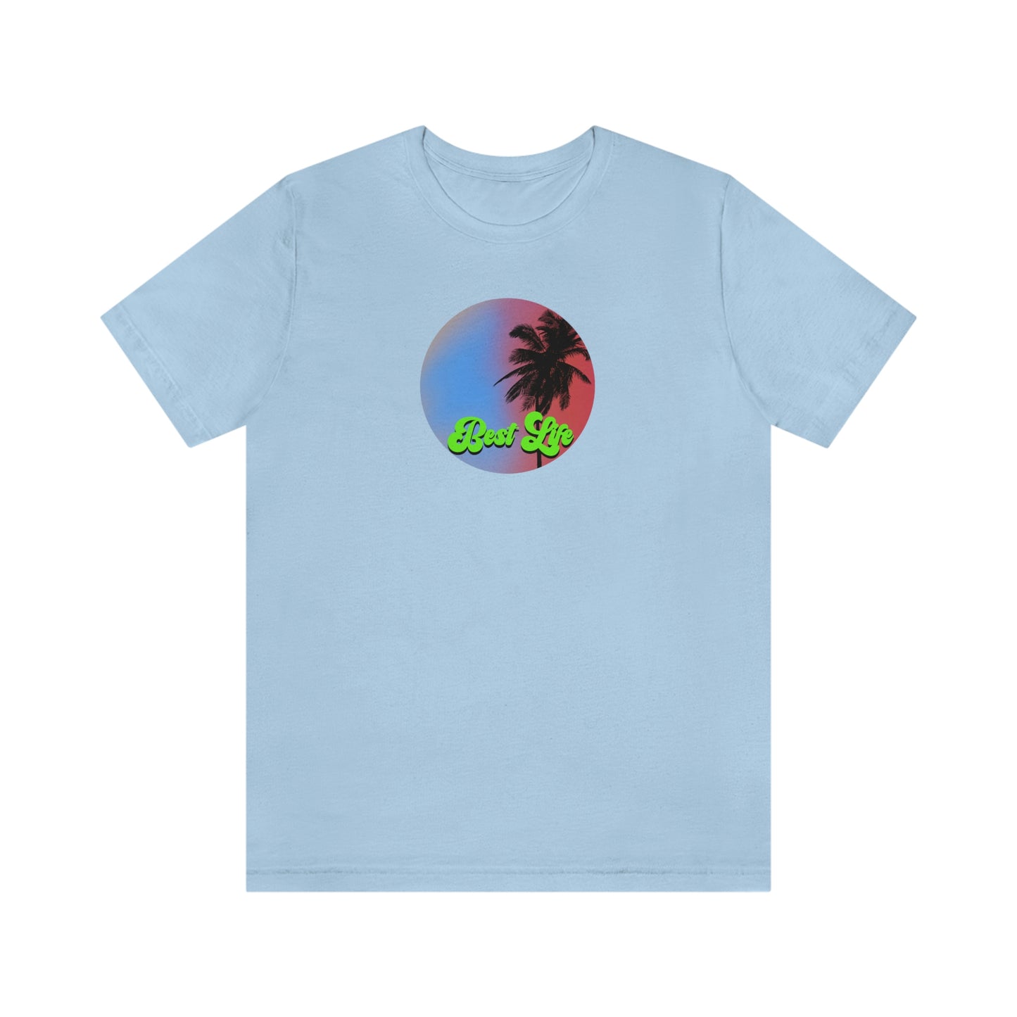 Best Life- Palm Breeze Unisex Jersey Short Sleeve Tee