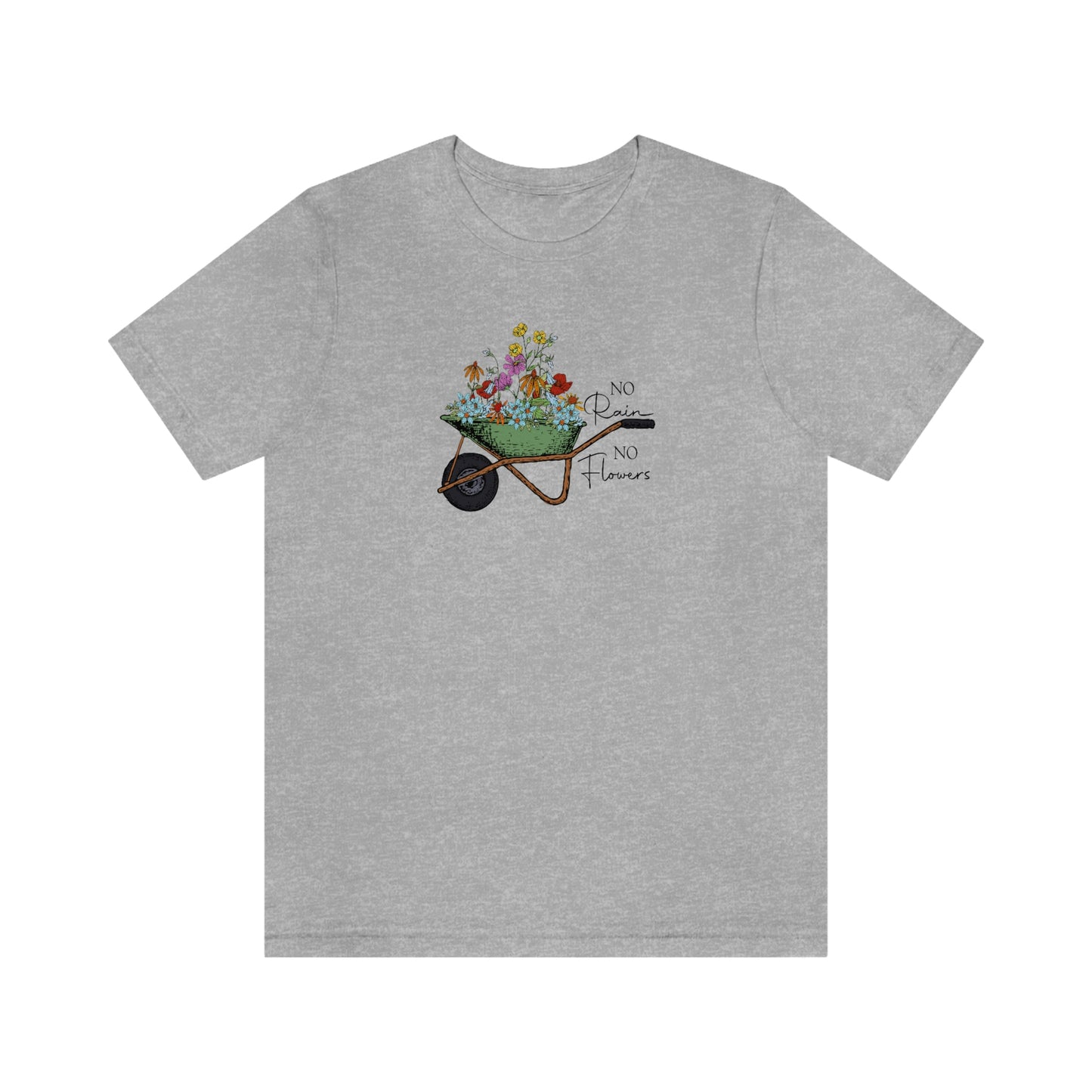 NWT - Wildflowers No Rain Unisex Jersey Short Sleeve Tee