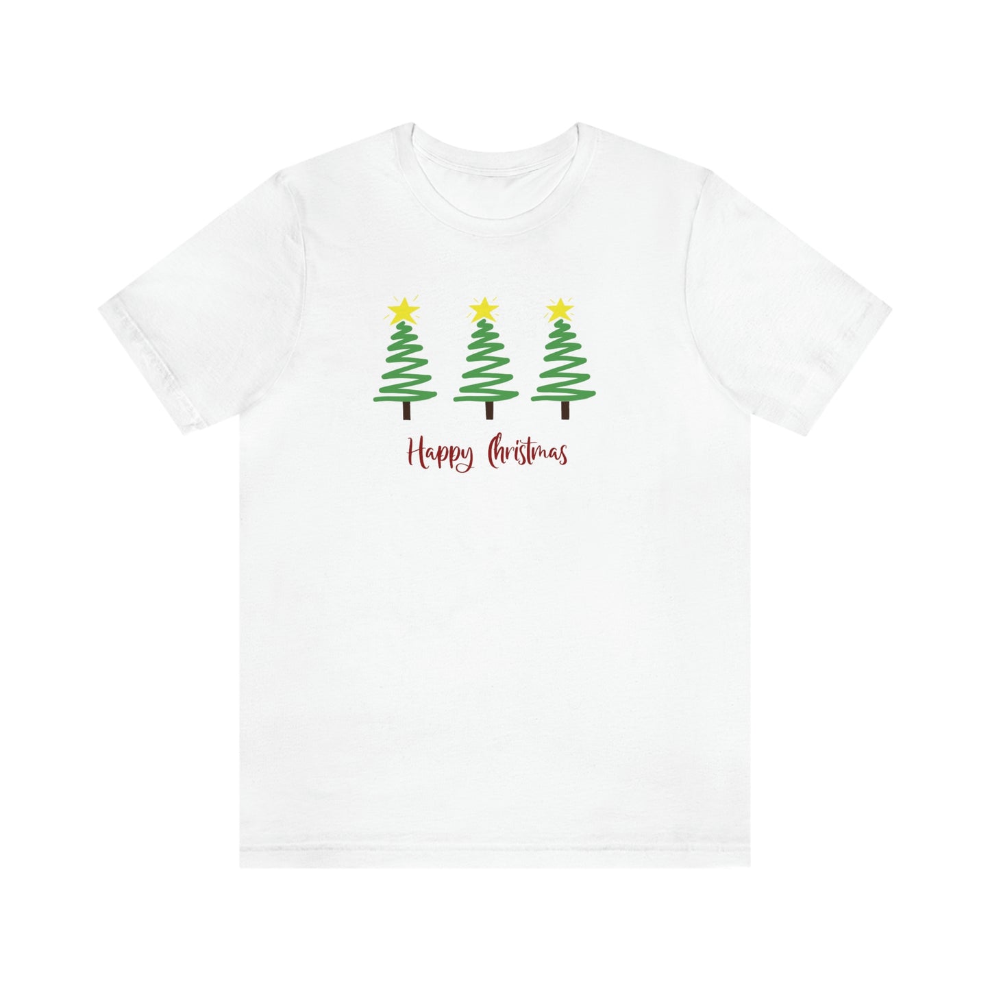 Holiday Happy Christmas Unisex Jersey Short Sleeve Tee