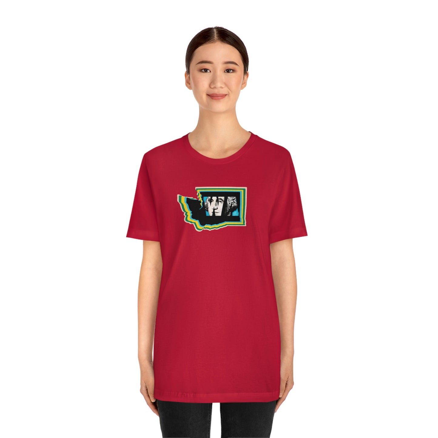 State Love- Washington Unisex Jersey Short Sleeve Tee