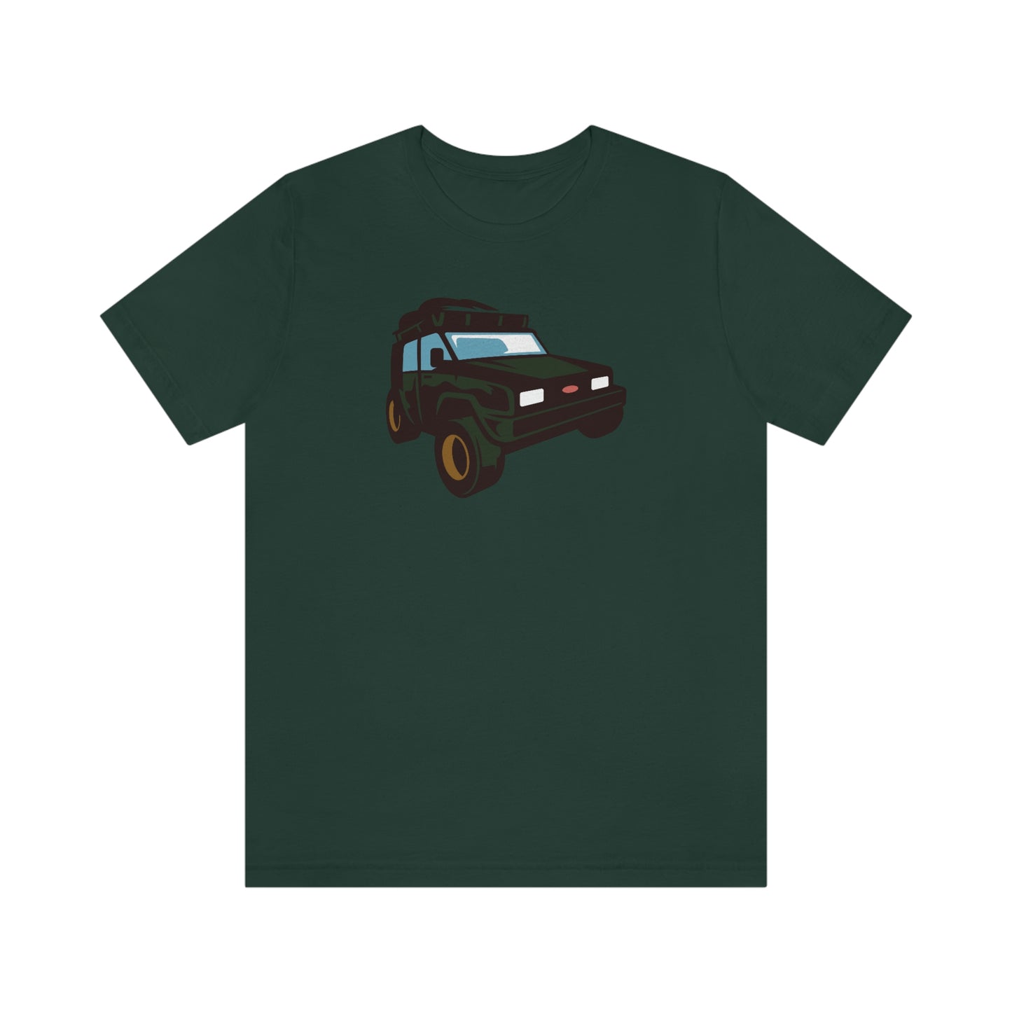 NWT - Dark Green Jeep Unisex Jersey Short Sleeve Tee