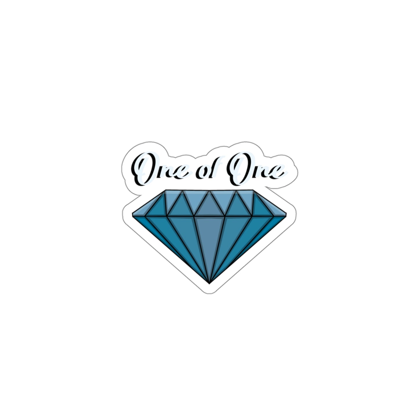 NWT- One of One Diamond Kiss-Cut Stickers