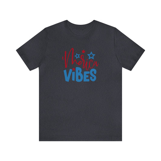 NWT- 'Merica Vibes Unisex Jersey Short Sleeve Tee