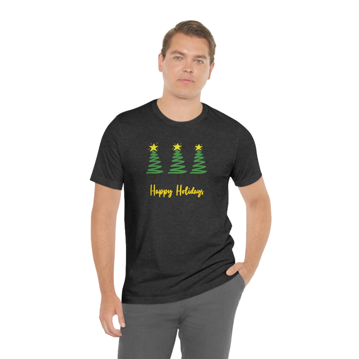 Holiday Happy Holidays Unisex Jersey Short Sleeve Tee