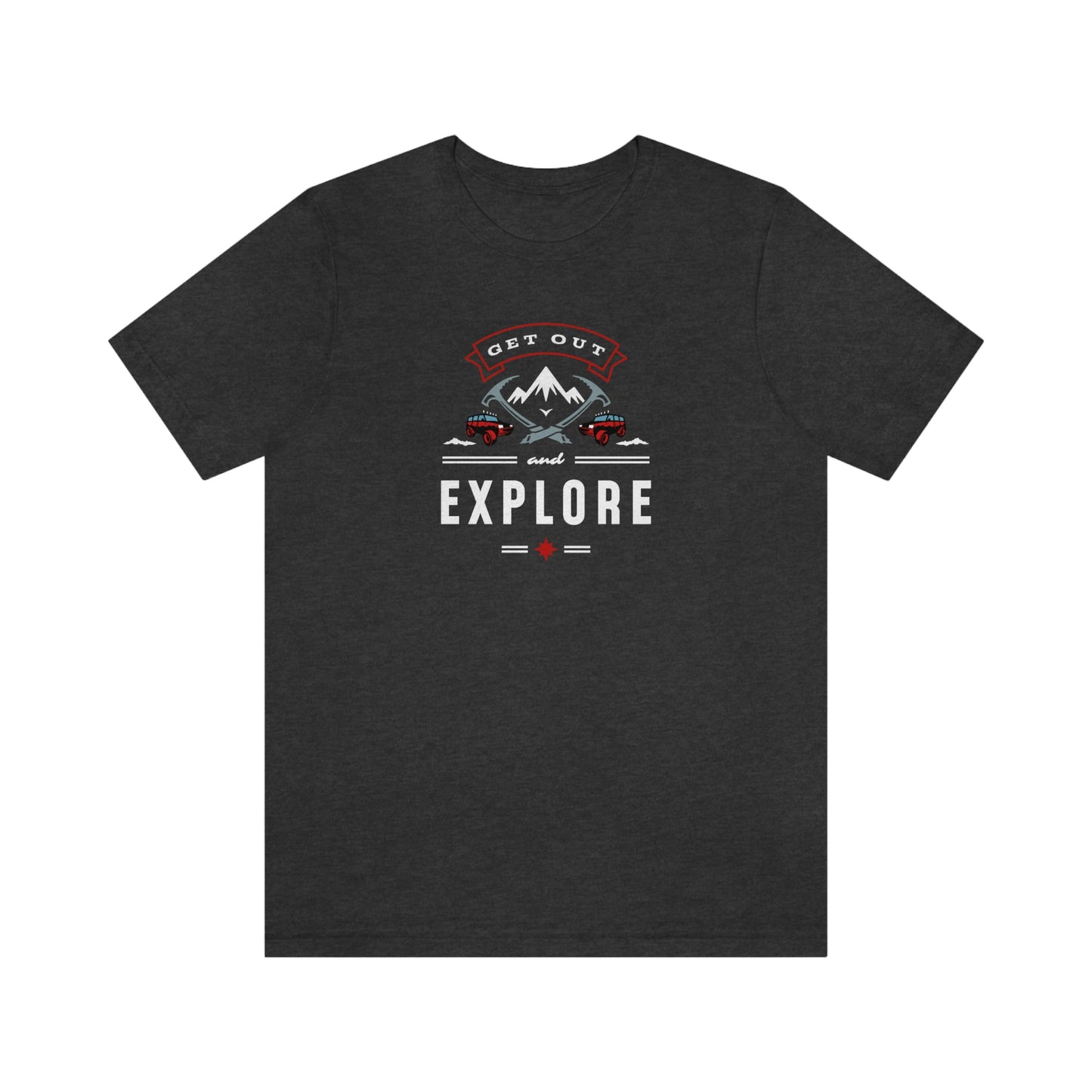 NWT - Get Out and Explore Unisex Jersey Short Sleeve Tee