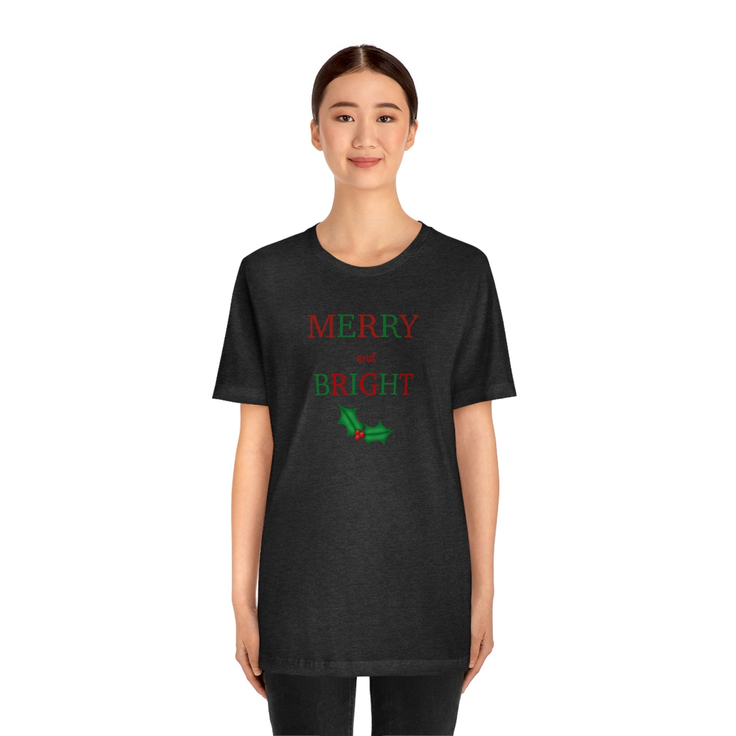 Holiday Merry 1 Unisex Jersey Short Sleeve Tee