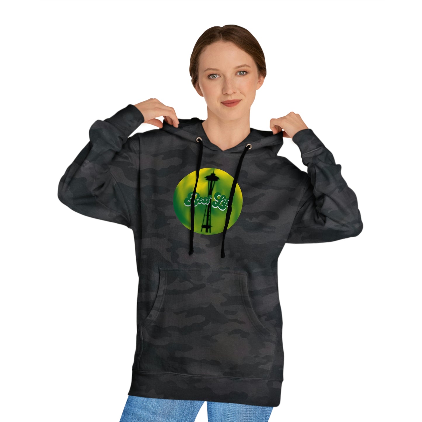 Best Life- Supersonic Space Needle Unisex Hooded Sweatshirt