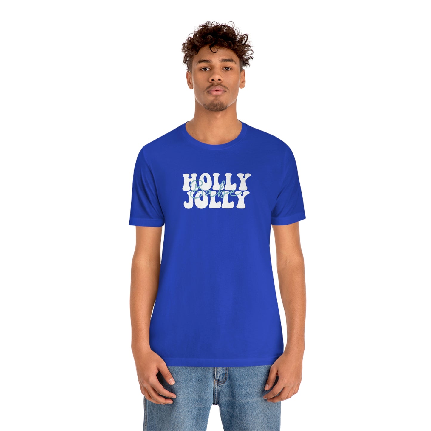 Holiday Holly Jolly Babe Unisex Jersey Short Sleeve Tee