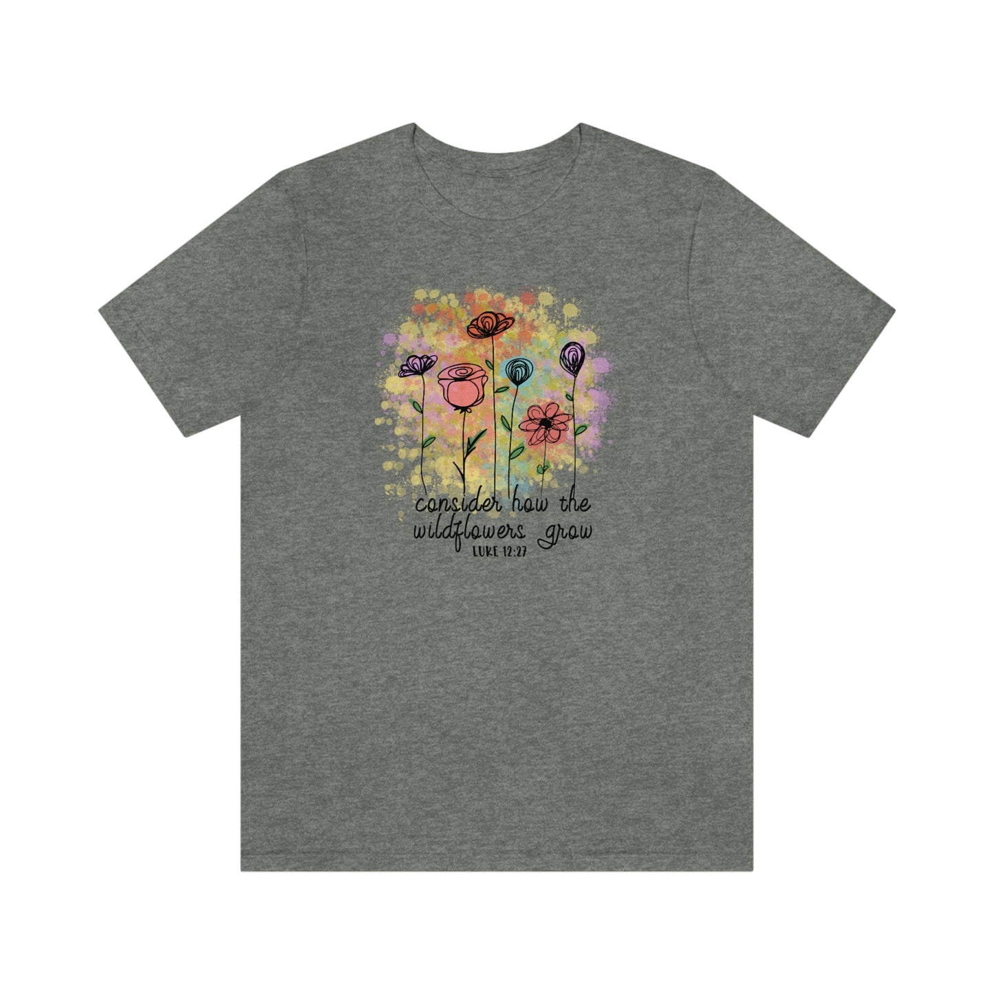 NWT - Wildflowers Grow Unisex Jersey Short Sleeve Tee