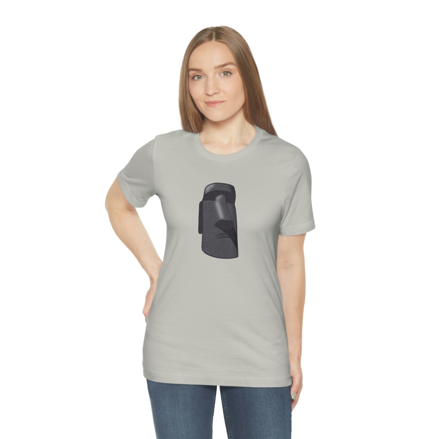 NWT Moai Statue Unisex Jersey Short Sleeve Tee